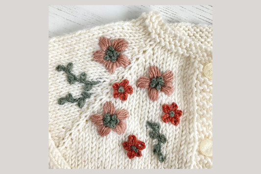 how to do a french knot embroidery