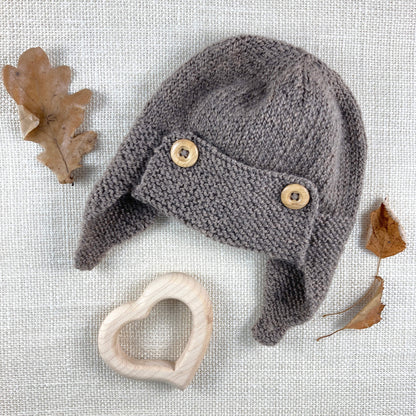 a baby aviator hat pattern for knitting