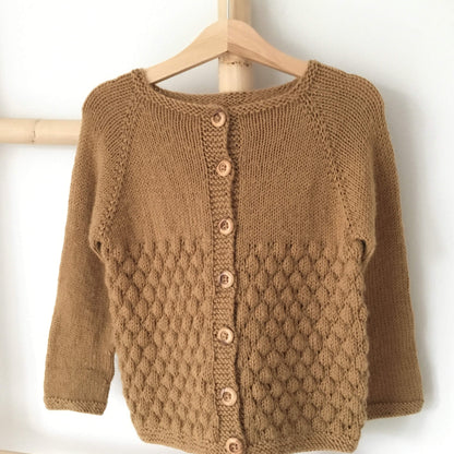 bubble stitch cardigan pattern