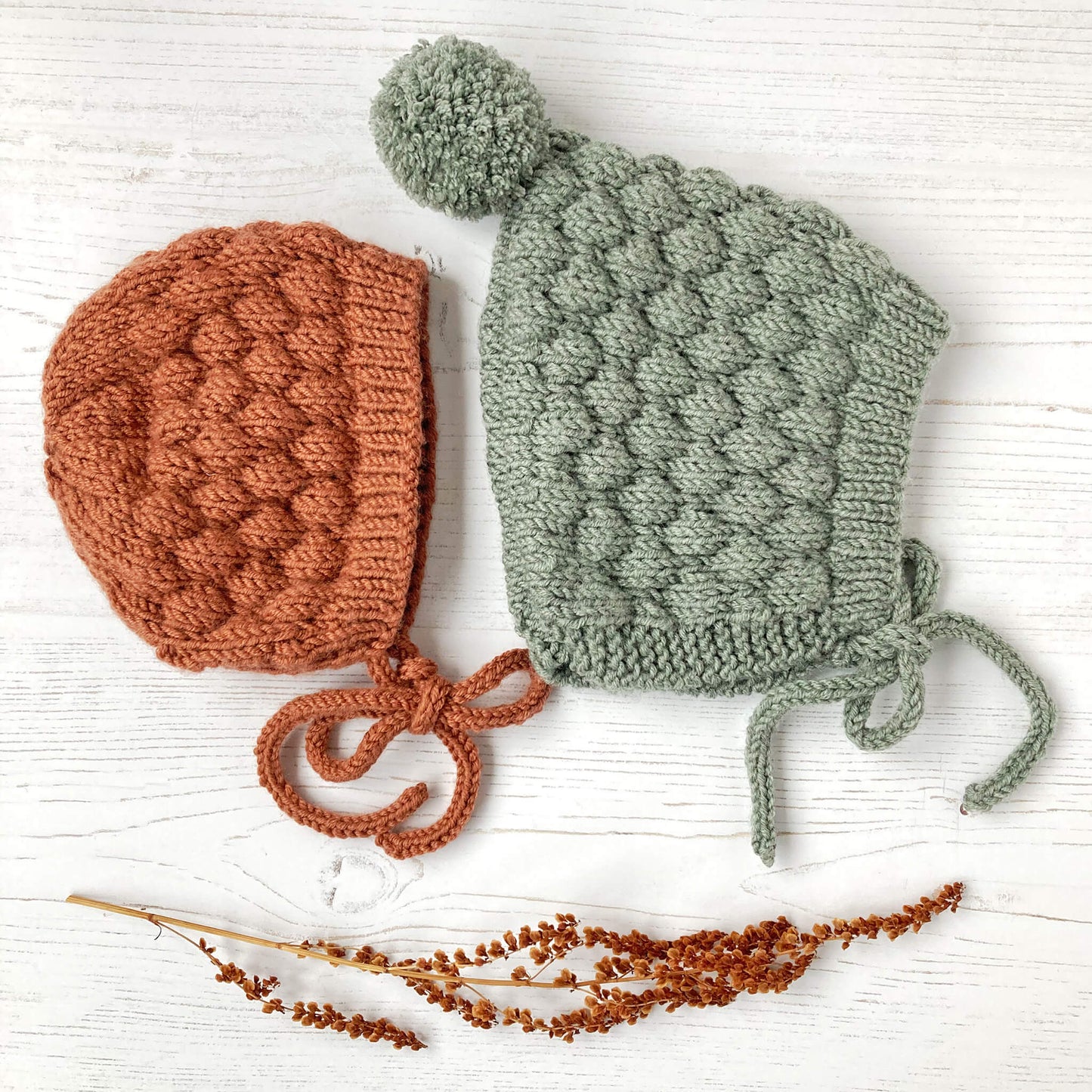 baby hat bubble stitch knitting patterns