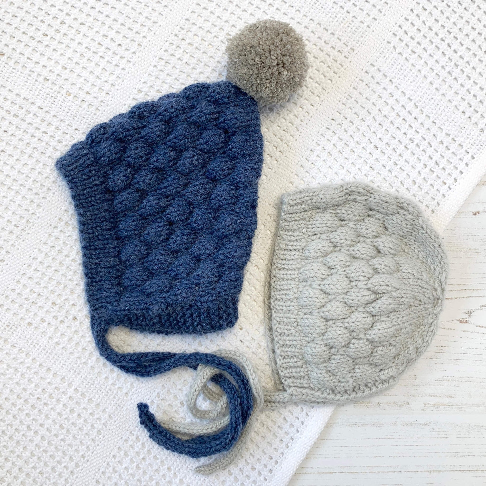 baby hat knitting patterns in bubble stitch