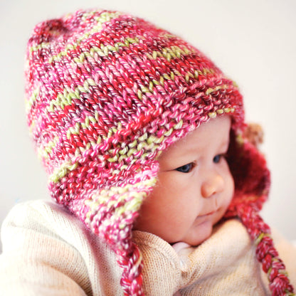 an earflap hat knitting pattern with sizes baby to adult