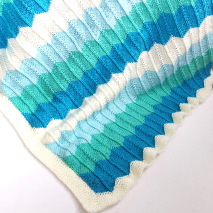 a modern baby blanket knitting pattern