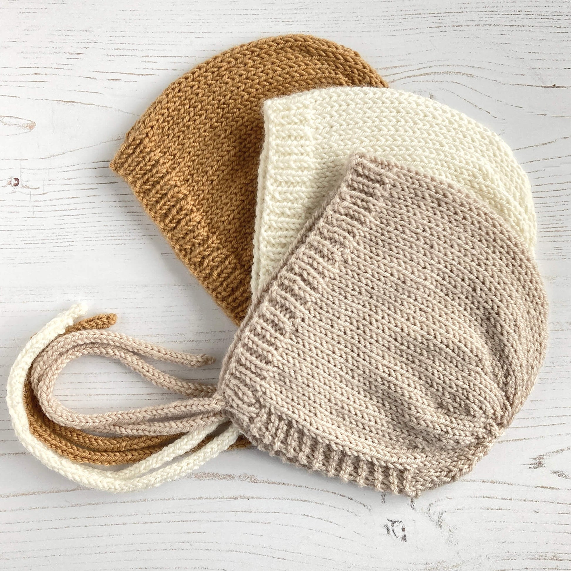 simple baby bonnet knitting pattern